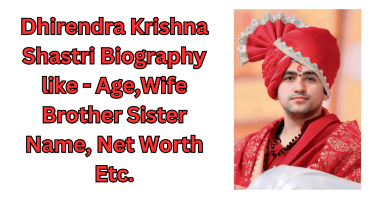 Dhirendra Krishna Shastri Biography